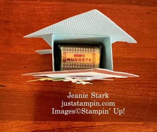 Stampin' Up! Country Birdhouse 3D treat holder-Jeanie Stark StampinUp