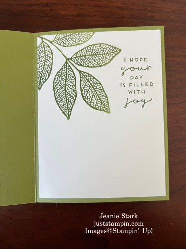 Stampin' Up! Changing Leaves and Heartfelt Hexagon birthday card idea-Jeanie Stark StampinUp