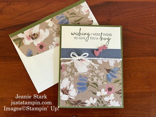 Stampin' Up! Wildly Flowering One Sheet Wonder all occasion card idea with Regal Flora stamp set-Jeanie stark StampinUp