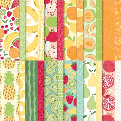 Stampin' Up! Fruit Salad 6x6 Designer Series Paper-visit juststampin.com for handmade card & gift inspiration and more-Jeanie Stark StampinUp