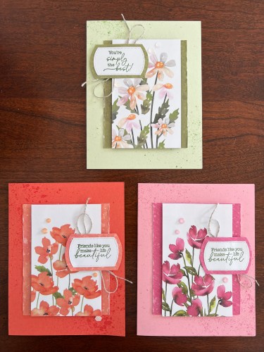 Stampin' Up! Paper Pumpkin Alternative ideas using Painted Petals July 2024 Kit-visit juststampin.com for handmade inspiration and more-Jeanie Stark StampinUp