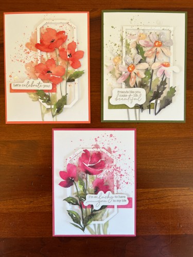 Stampin' Up! Paper Pumpkin Alternative ideas using Painted Petals July 2024 Kit-visit juststampin.com for handmade inspiration and more-Jeanie Stark StampinUp