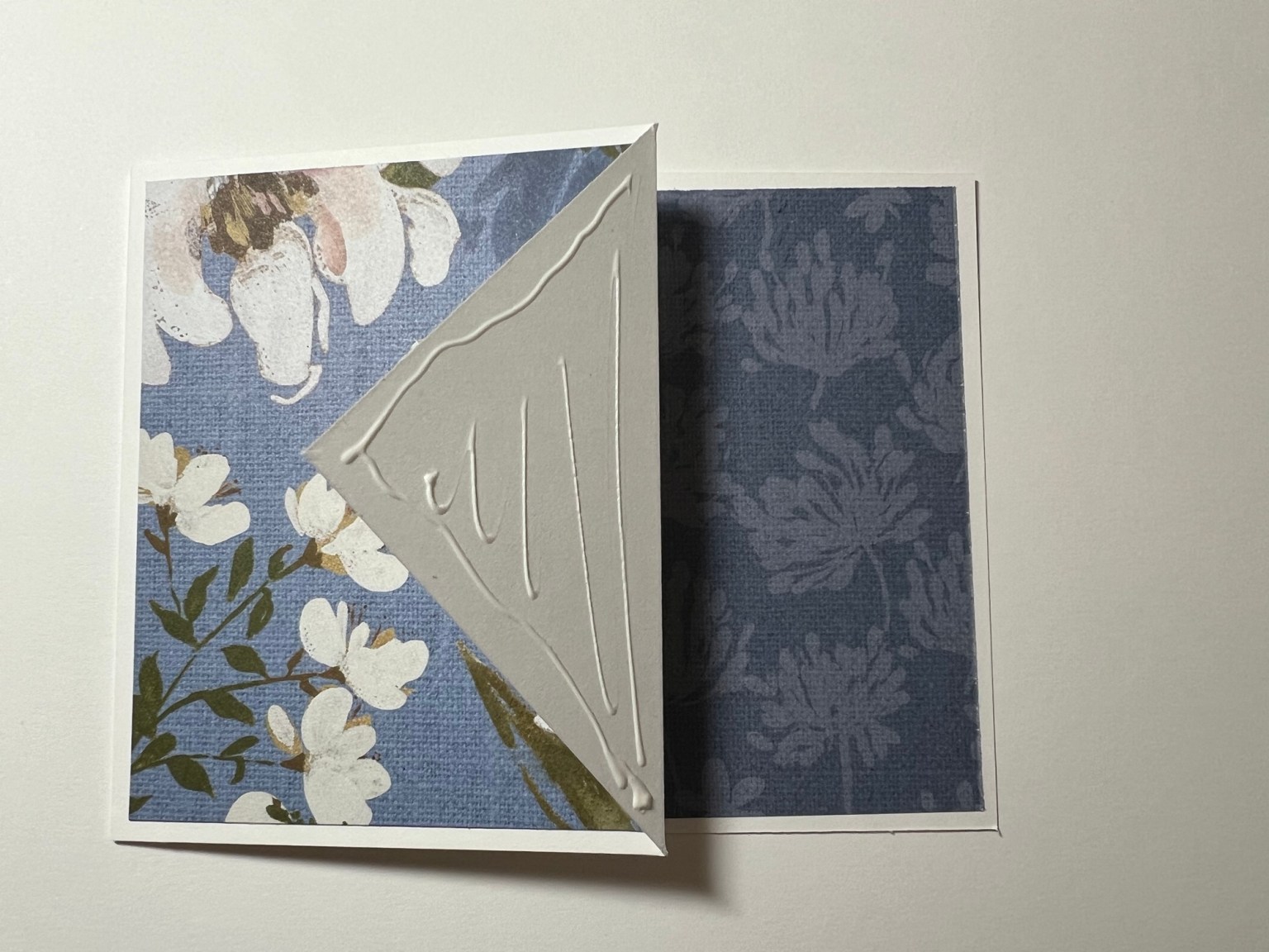 Wildly Flowering Diamond Flap Fun Fold Card for Tic Tac Toe #259 – Just ...