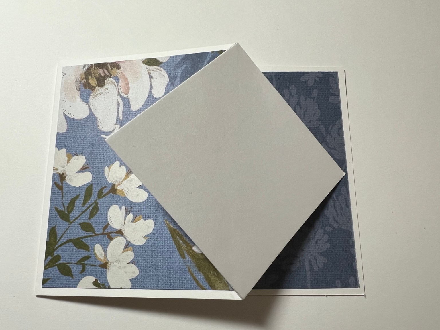 Wildly Flowering Diamond Flap Fun Fold Card for Tic Tac Toe #259 – Just ...