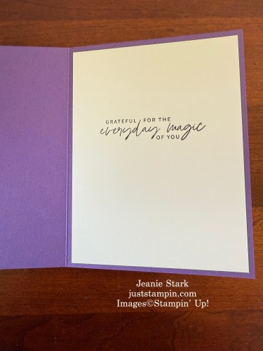 Stampin' Up! Halloween Spells Designer Series Paper pocket card with Something Fancy Stamp Set-Jeanie Stark StampinUp