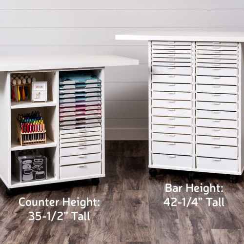 Stamp-n-Storage Craft Island-visit juststampin.com for organization tips and more-Jeanie Stark StampinUp