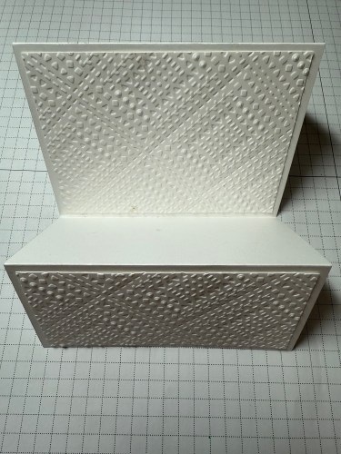 Stampin' Up! Hearts of Elegance Fun Fold card idea with Dashing Details 3D embossing folder-Jeanie Stark StampinUp