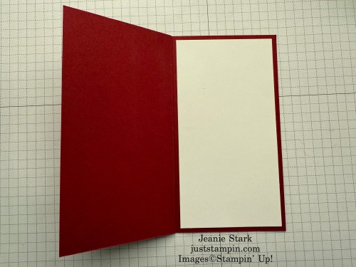 Stampin' Up! Artful Amaryllis Bundle fun fold card idea-Jeanie Stark StampinUp