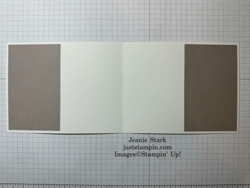 Stampin' Up! Nests of Winter fun fold winter, Christmas, or New Year's card idea with Birch Wood 3D Embossing Folder-Jeanie Stark StampinUp