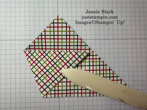 Stampin' Up! Take A Bow origami treat holder-Jeanie Stark StampinUp
