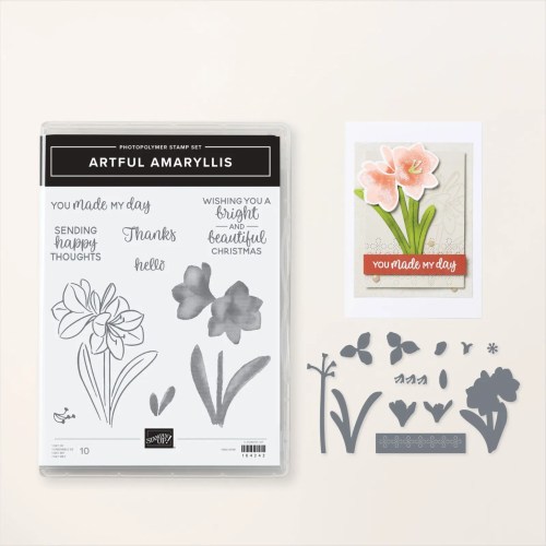 Stampin' Up! Artful Amaryllis Bundle-visit juststampin.com for inspiration and ordering information-Jeanie Stark StampinUp
