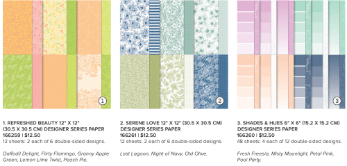 Stampin' Up! Special Release Designer Series paper-visit juststampin.com-Jeanie stark StampinUp