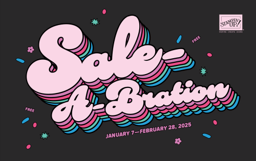 Stampin' Up! Sale-A-Bration brochure-earn free products with your online order-visit juststampin.com for handmade inspiration and to view new products and more-Jeanie Stark StampinUp