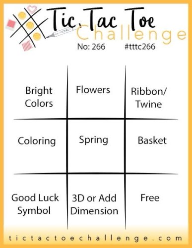 Tic Tac Toe Challenge #266 www.tictactoechallenge Viist juststapin.com for inspiration and more-Jeanie Stark StampinUp