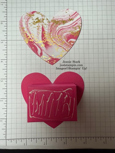 Stampin' Up! Hearts of Elegance Hershey nugget box with Marbled Elegance Designer Series Paper-Jeanie Stark StampinUp