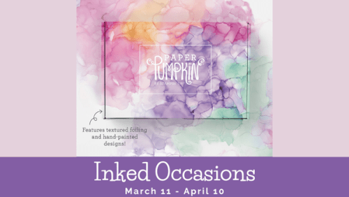 Stampin' Up! Inked Occasions Paper Pumpkin Kit-visit juststampin.com for inspiration and more details to subscribe-Jeanie Stark StampinUp