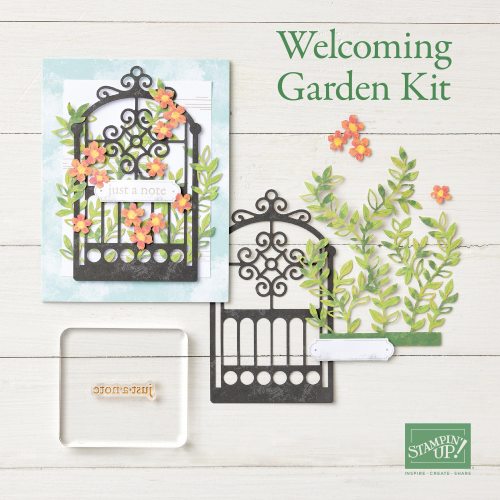Stampin' Up! Welcoming Garden Kit-visit juststampin.com for more details, inspiration, and ordering information-Jeanie Stark Independent Stampin' Up! Demonstrator