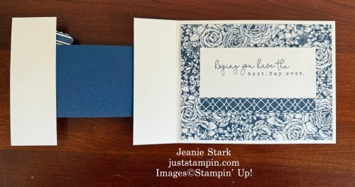 Stampin' Up! Serene Love and Countryside Corners Dies Fun Fold Birthday card ideas-Jeanie Stark StampinUp
