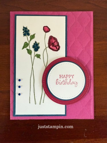 handmade birthday card-visit juststampin.com for inspiration and more-Jeanie Stark Independent Stampin' Up! Demonstrator