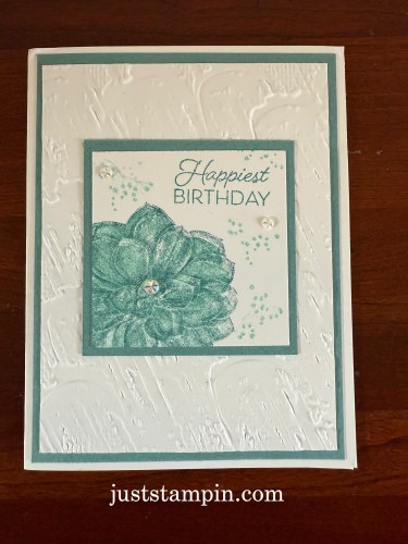 handmade birthday card-visit juststampin.com for inspiration and more-Jeanie Stark Independent Stampin' Up! Demonstrator