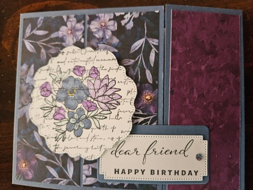 Stampin' Up! Fun Fold Birthday Card Idea-visit juststampin.com for Mystery Stamping and more inspiration-Jeanie Stark StampinUp