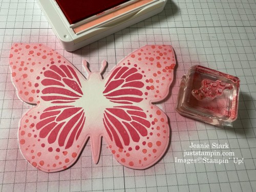 Stampin' Up! Beautiful Butterflies shaped fun fold card-Jeanie Stark StampinUp