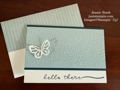 Stampin' Up! note cards featuring the 2025-2027 In Colors and Blooming Phrases Stamp Set-Jeanie Stark StampinUp