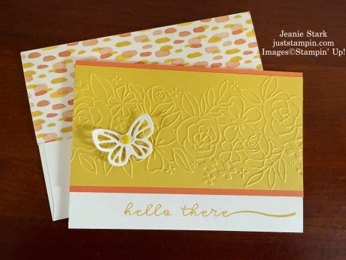 Stampin' Up! note cards featuring the 2025-2027 In Colors and Blooming Phrases Stamp Set-Jeanie Stark StampinUp