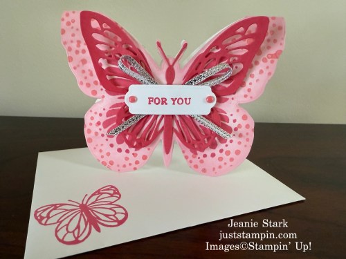 Stampin' Up! Beautiful Butterflies shaped fun fold card-Jeanie Stark StampinUp
