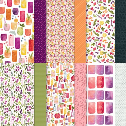 Stampin' Up! Celebratory Sips Designer Series Paper-visit juststampin.com for inspiration and ordering information-Jeanie stark StampinUp