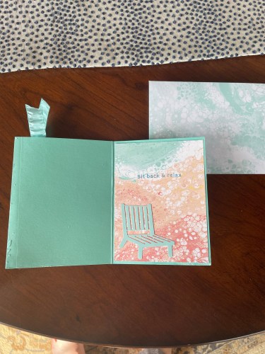 Stampin' Up! Boho Beach Kit with Friends of the Ocean fun fold birthday card and bookmark-juststampin.com