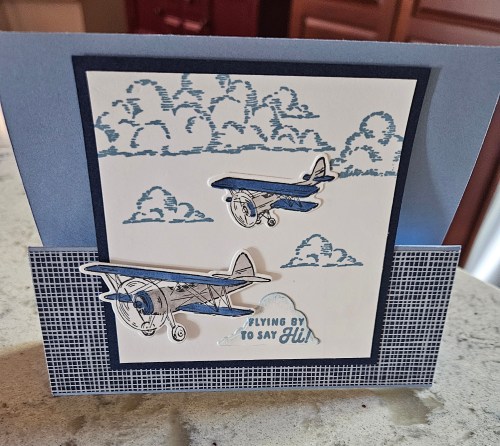 Stampin' Up! fun fold masculine birthday card idea -visit juststampin.com for more handmade inspiration and ordering information-Jeanie stark StampinUp