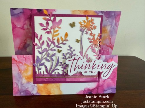 Stampin' Up! Paper Pumpkin Inked Occasions alternative fun fold card idea-Jeanie Stark StampinUp