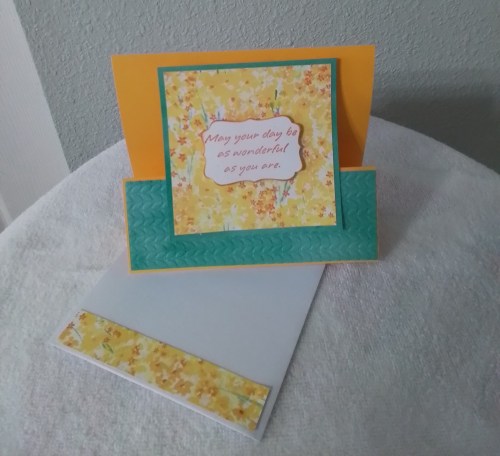 Stampin' Up! fun fold birthday card idea -visit juststampin.com for more handmade inspiration and ordering information-Jeanie stark StampinUp