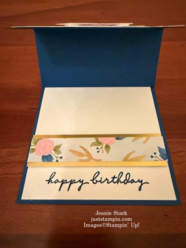 Stampin' Up! Everyday Arches and Arched Wishes birthday fun fold card idea-Jeanie Stark StampinUp