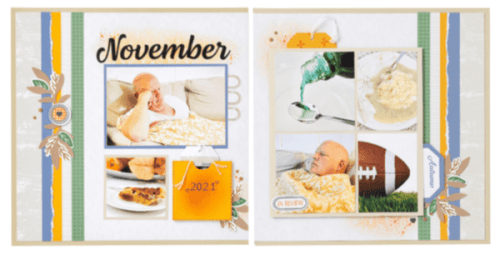 Stampin' Up! Virtual Album Retreat scrapbook page-visit juststampin.com to order your kit-Jeanie Stark StampinUp