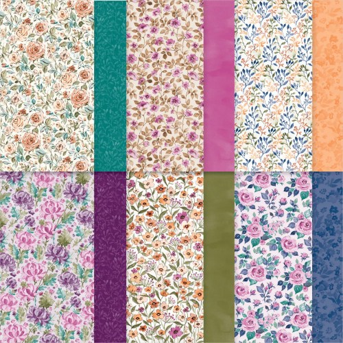 Stampin' Up! Floral Charm 12 x 12 Designer Series Paper-visit juststampin.com to preorder your product share-Jeanie stark StampinUp