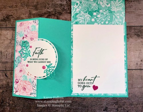 Stampin' Up! Unbounded Love fun fold card - visit juststampin.com for more handmade card inspiration-Jeanie stark StampinUp