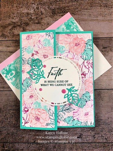 Stampin' Up! Unbounded Love fun fold card - visit juststampin.com for more handmade card inspiration-Jeanie stark StampinUp