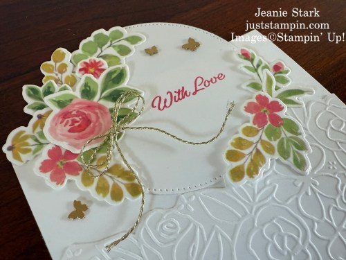 Stampin' Up! Extraordinary Flora anniversary card idea-Jeanie Stark StampinUp