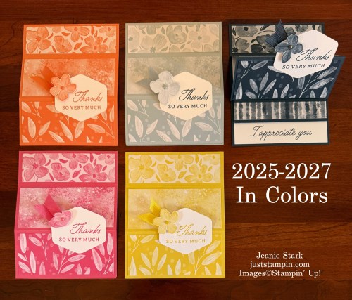 Stampin' Up! 2025-2027 In Color Pup Tent fun fold card idea-Jeanie Stark StampinUp