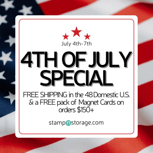 Stamp-N-Storage 4th of July SALE-visit juststampin.com for organizational tips and more-Jeanie Stark Stampin' Up! Independent Demonstrator