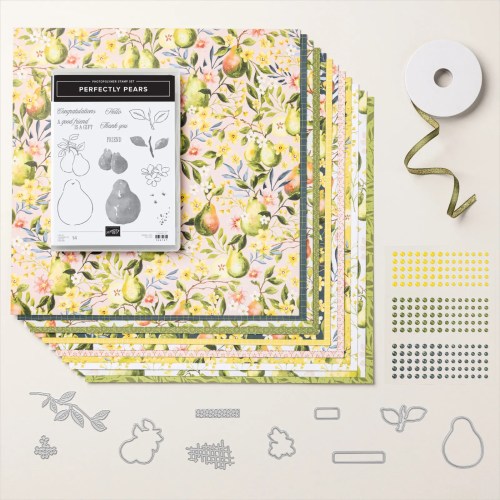 Stampin' Up! Painterly Pears Suite Collection-visit juststampin.com for inspiration, ordering information, and more-Jeanie Stark StampinUp