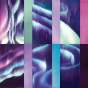 Stampin' Up! Lights of Aurora 6x6 Designer Series Paper-visit juststampin.com to order your product share, find inspiration, and more-Jeanie Stark StampinUp