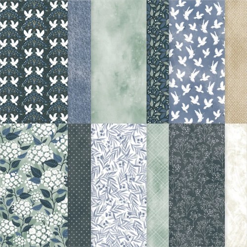 Stampin' Up! Peaceful Garden 12x12 Designer Series Paper-visit juststampin.com to order your product share, find inspiration, and more-Jeanie Stark StampinUp