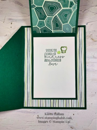 Stampin' Up! Turtle-y Cute fun fold card-visit juststampin.com for handmade inspiration and more-Jeanie Stark StampinUp