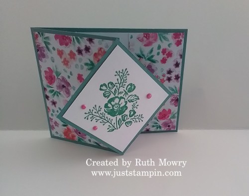 Stampin' Up! fun fold card idea for a friend-visit juststamping.com for handmade card inspiration and more-Jeanie Stark StampinUp