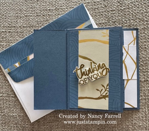 Stampin' Up! Pinwheel Tower card with Kintsugi Inspirations-visit juststampin.com for handmade inspiration and more-Jeanie Stark StampinUp