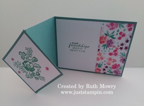 Stampin' Up! fun fold card idea for a friend-visit juststamping.com for handmade card inspiration and more-Jeanie Stark StampinUp