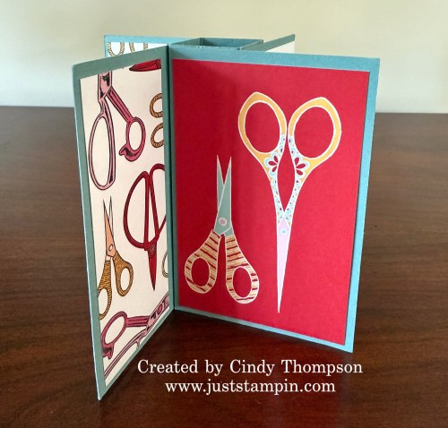 Stampin' Up! Pinwheel Tower card-visit juststampin.com for handmade inspiration and more-Jeanie Stark StampinUp